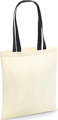 Westford Mill - Bag for Life - Contrast Handles (natural/black)