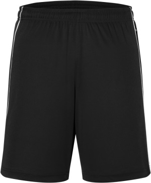 James & Nicholson - Basic Team Shorts (Black/White)