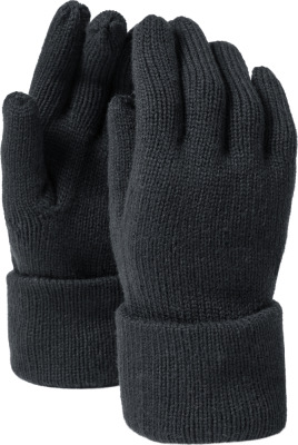 Myrtle Beach - Knitted Gloves with wide brim (black)