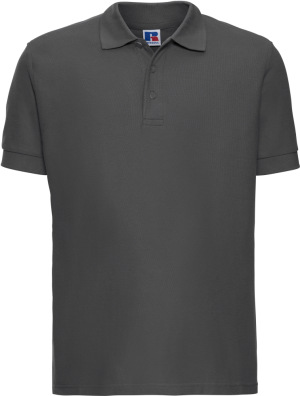Russell - Men´s Ultimate Cotton Polo (Titanium (Solid))