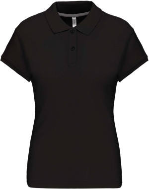 Kariban - Női rövid ujjú piké póló (Black)