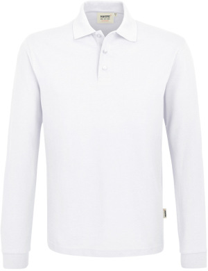Hakro - Longsleeve-Poloshirt Mikralinar (weiß)