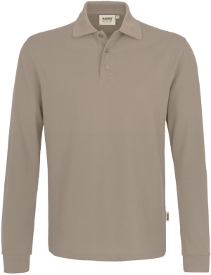 Hakro - Longsleeve-Poloshirt Mikralinar (khaki)