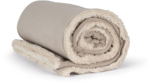 Kariban - Sherpa Fleece Decke (beige)