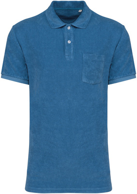 Native Spirit - Umweltfreundliches Herren-Polohemd aus Frottee (Riviera Blue)