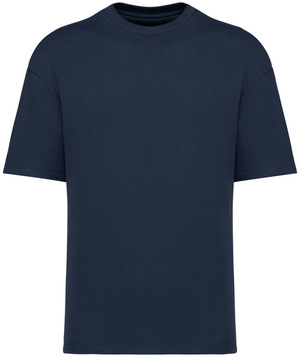 Native Spirit - Umweltfreundliches Unisex Oversize T-Shirt aus French Terry (Navy Blue)