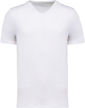 Native Spirit - Eco-friendly Unversäumtes Herren-Slub-T-Shirt (White)