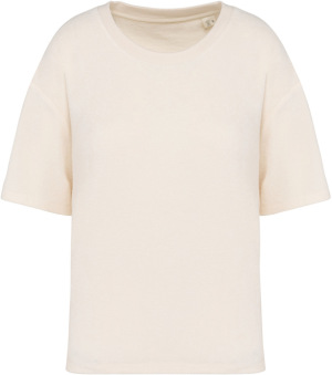 Native Spirit - Eco-friendly Damen-Terry Towel-T-Shirt (Ivory)