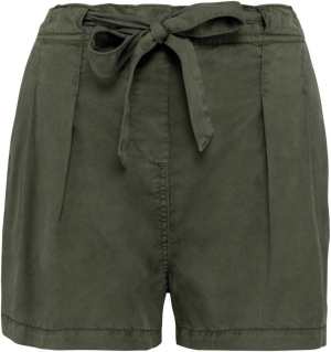 Native Spirit - Umweltfreundliche Lyocell TENCEL™ Damenshorts (Washed Organic Khaki)