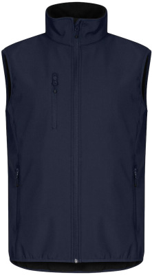 Clique - Classic Herrren Softshell Weste (Dunkelblau)