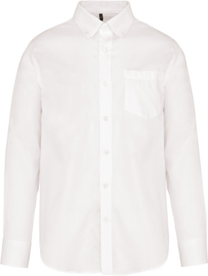 Kariban - Herren Hemd langarm bügelfrei (white)