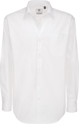 B&C - Twill Shirt Sharp Long Sleeve / Men (White)