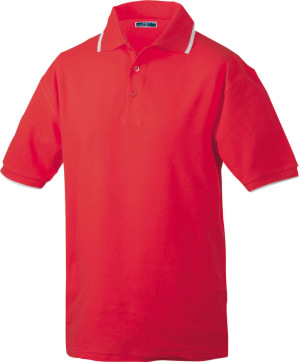 James & Nicholson - Polo Tipping (red/white)