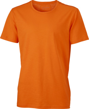 James & Nicholson - Men´s Urban T-Shirt (Orange/Navy)