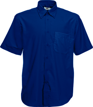 Fruit of the Loom - Men´s Short Sleeve Oxford Shirt (Navy)