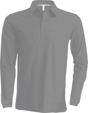 Kariban - Men´s Longsleeve Piqué Polo Shirt (Oxford Grey)