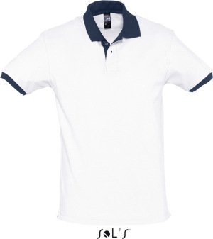 SOL’S - Polo Prince (White/French Navy)