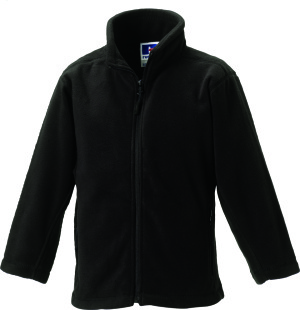 Russell - Children´s Outdoor Fleece Jacket (Black)