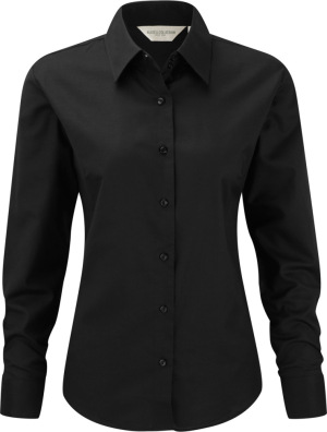 Russell - Langärmelige Oxford-Bluse (Black)