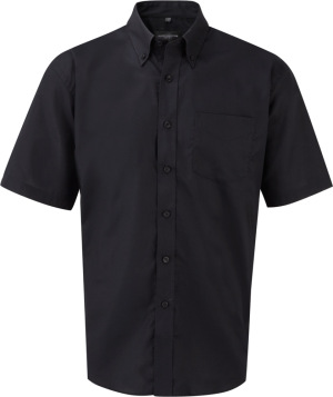 Russell - Men´s Short Sleeve Easy Care Oxford Shirt (Black)