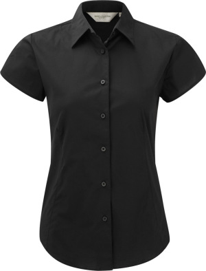 Russell - Stretchy Bluse Kurzarm (Black)