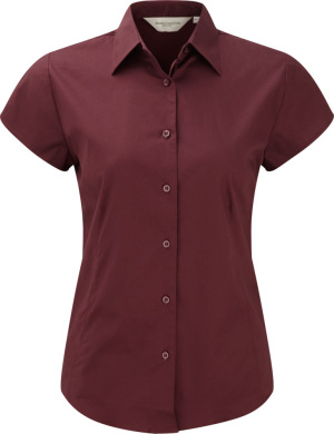 Russell - Ladies´ Short Sleeve Easy Care Fitted Shirt (Port)
