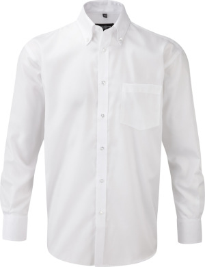 Russell - Men´s Long Sleeve Ultimate Non-iron Shirt (White)