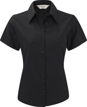 Russell - Ladies´ Short Sleeve Ultimate Non-iron Shirt (Black)