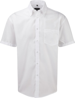 Russell - Men´s Short Sleeve Ultimate Non-iron Shirt (White)