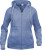 Clique - Basic női kapucnis zipzáras felső (light blue)