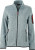 James & Nicholson - Ladies' Knitted Fleece Jacket (light-grey-melange/red)