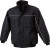 James & Nicholson - Workwear Jacke mit abnehmbaren Ärmeln (black/black)