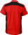 James & Nicholson - Herren Workwear Piqué Polo (red/black)