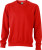 James & Nicholson - Workwear Sweat (red)