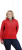 Promodoro - Women‘s Double Fleece Jacket (red-light grey)