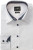 James & Nicholson - Popline Shirt "Plain" (white/white light blue)