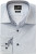 James & Nicholson - Popline Shirt "Diamonds" (navy/white)