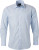 James & Nicholson - Popline Shirt longsleeve (light blue)