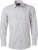 James & Nicholson - Popline Shirt longsleeve (light grey)