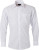 James & Nicholson - Popline Shirt longsleeve (white)