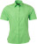 James & Nicholson - Popline Shirt shortsleeve (lime green)