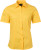 James & Nicholson - Popline Shirt shortsleeve (yellow)