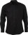 James & Nicholson - Micro-Twill Shirt longsleeve (black)