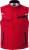 James & Nicholson - Workwear Winter Softshell Vest (red/navy)