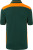 James & Nicholson - Herren Workwear Polo (dark green/orange)