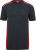 James & Nicholson - Herren Workwear T-Shirt (carbon/red)