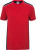 James & Nicholson - Herren Workwear T-Shirt (red/navy)