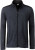 James & Nicholson - Men's knitted Workwear Fleece Jacket (carbon melange/black)