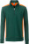 James & Nicholson - Workwear Halfzip Sweat (dark green/orange)