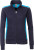 James & Nicholson - Damen Workwear Sweat Jacke (navy/turquoise)